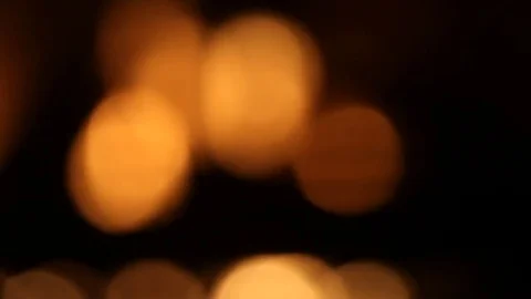 Burning fire In the fireplace Stock Footage 77376919