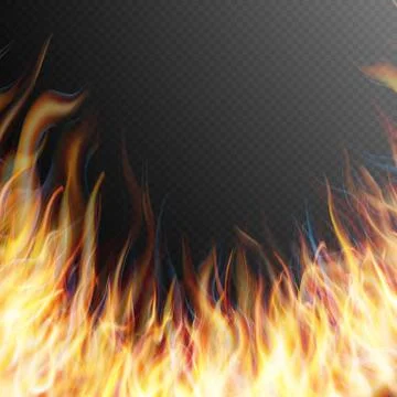 Burning fire flame. EPS 10 Illustrazione stock