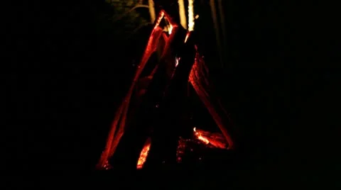 Burning Fire Stock Footage 8838062