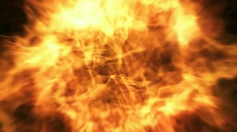 Burning fire Video stock 20522302