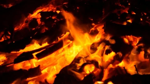 Burning fire Stock-Footage 118645984