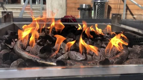 Burning Fire Stock Footage 130302866