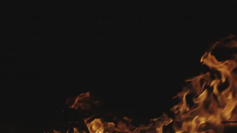 Burning Fire Stock Footage 150689886