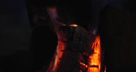 Burning fire 库存影片 197109538