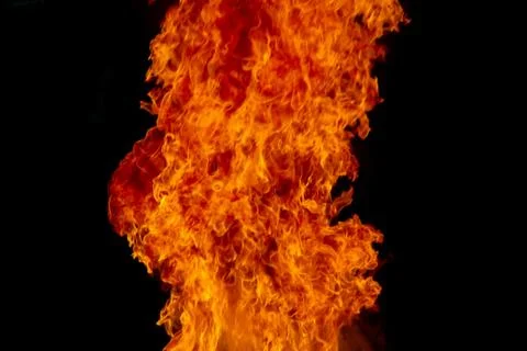 Burning fire Stock Photos