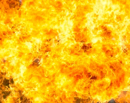 Burning fire Stock Photos