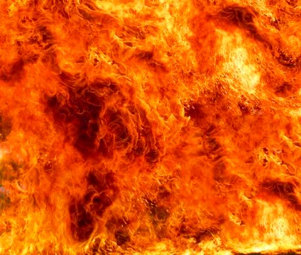 Burning fire Stock Photos