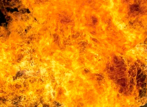 Burning fire Stock Photos