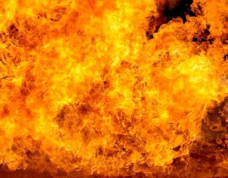 Burning fire Stock Photos