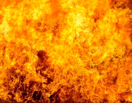 Burning fire Foto stock