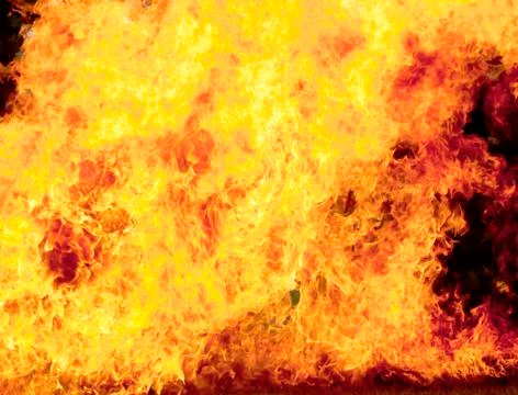 Burning fire Stock Photos