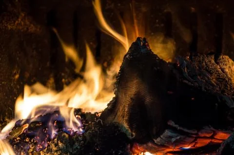 Burning fire 写真素材