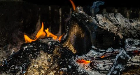 Burning fire 写真素材