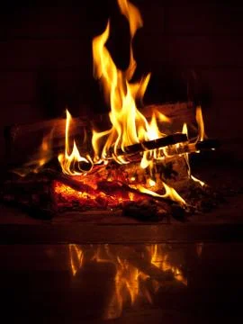 Burning Fire Stock Photos
