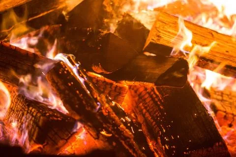 Burning Fire Stock Photos