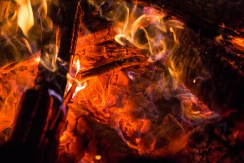 Burning Fire Stock Photos