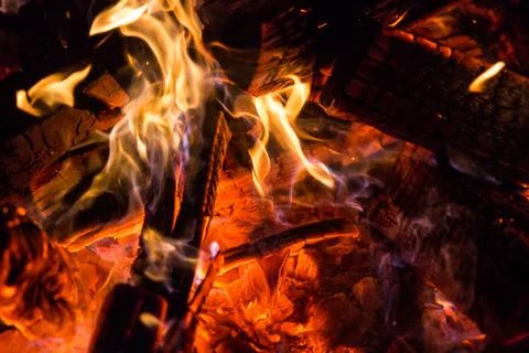 Burning Fire Stock Photos