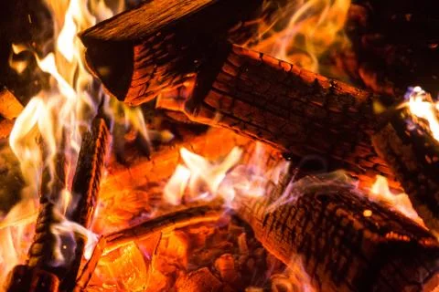 Burning Fire Stock Photos