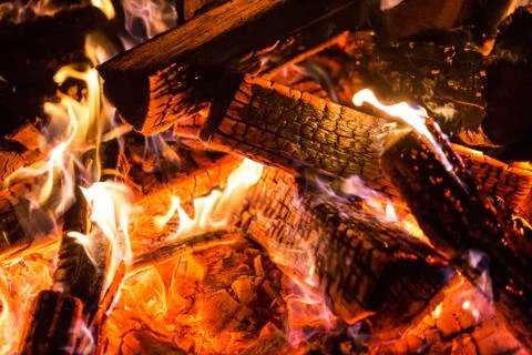 Burning Fire Stock Photos