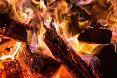 Burning Fire Stock Photos