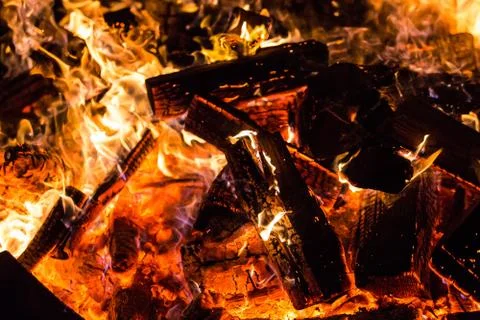 Burning Fire Stock Photos