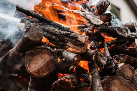 Burning Fire Stock Photos