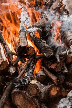 Burning Fire Stockfoto's