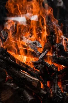 Burning Fire Stock Photos