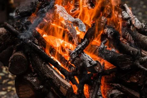 Burning Fire Stock Photos