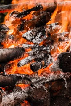 Burning Fire Stockfoto's