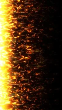Burning fire plasma waves abstract energy Stock Illustration