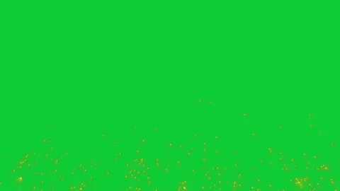 Burning Fire Sparks with Hot Ember Particles. Fire Sparks Flying Animation. 動画素材 340961713