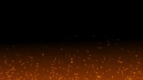 Burning Fire Sparks with Hot Ember Particles. Fire Sparks Flying Animation. Vídeos de archivo 340961794