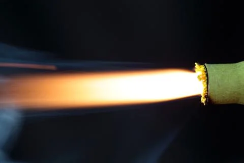 Burning firecracker Stock Photos