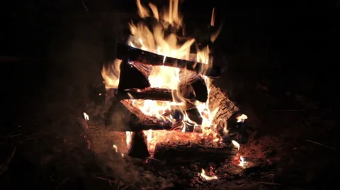 Burning firewood,fire 스톡 동영상 43218799