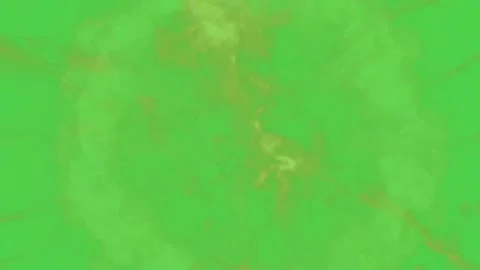 Burning Flame Animation on Green Screen Video stock 310288275
