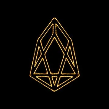 Burning Flame Effect on Crypto Currency Icon Stock Illustration