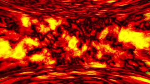 Burning flame floor background loop Video stock 240323544