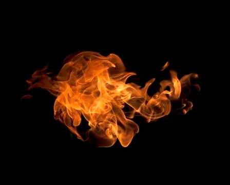 Burning flame Stock Photos