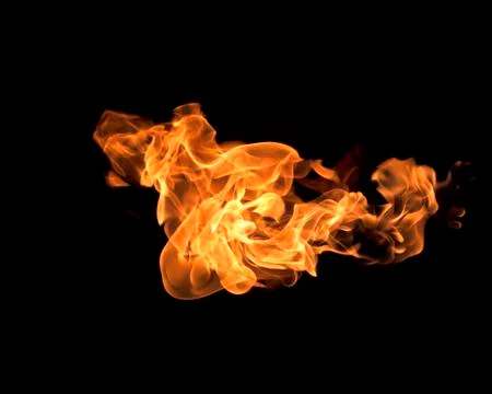 Burning flame Stock Photos