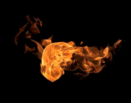 Burning flame Stock Photos