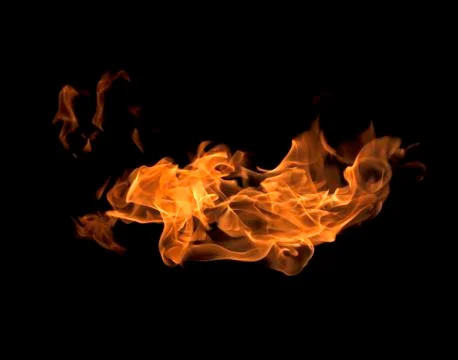 Burning flame Foto stock