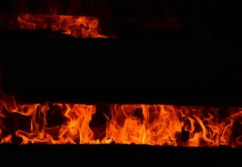 Burning flame Stock Photos