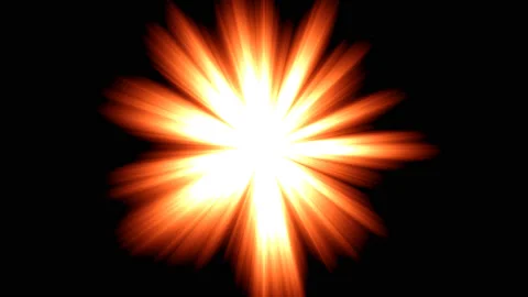 Burning Flame Starburst Imploding Blast Matter Stockbeeldmateriaal 140917408