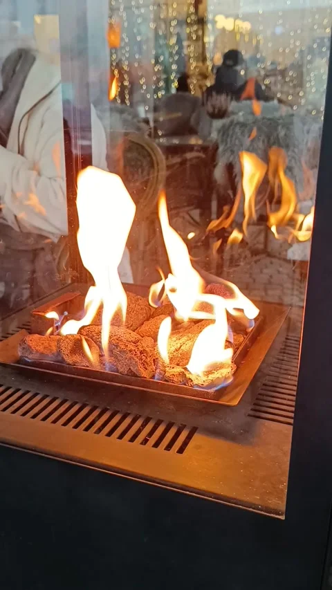 Burning flames Video stock 290963516