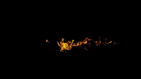 Burning flames from start to finish with ProRes Stock-Footage 303010861