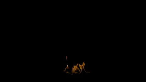Burning flames from start to finish with ProRes Stock Footage 303011051