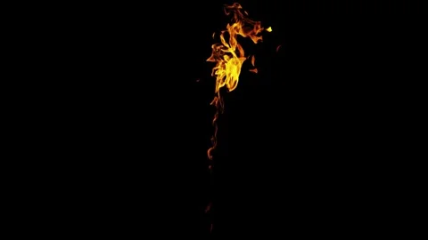 Burning flames from start to finish with ProRes Stock Footage 303011277