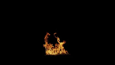 Burning flames from start to finish with ProRes Stock Footage 303011285
