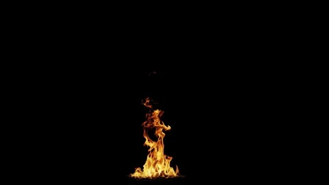 Burning flames from start to finish with ProRes Stock Footage 303011568
